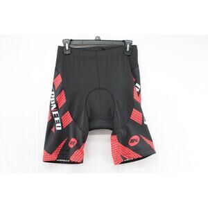 Sponeed Cycling Shorts Men's Large Black Red Padded Bicycle Riding Bike Racing
